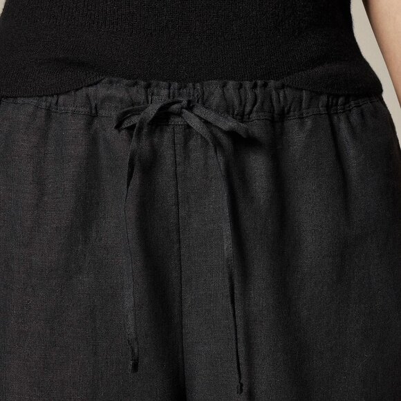 J. Crew New Soleil Pant in Linen Black - Picture 3 of 5
